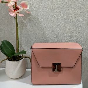 Forever 21 Rose Pink Symmetrical Bag